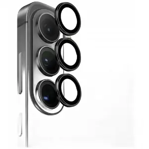 Защитное стекло для модуля камеры Uniq Optix Aluminium для Samsung Galaxy S26 / S26+ — черное