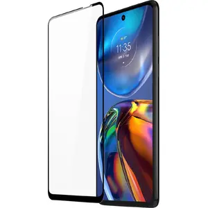 Tempered Glass Screen Protector dux ducis 10D for Motorola Moto E32 — full-screen 9H hardness with black frame, case-friendly