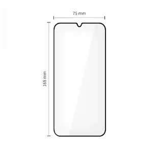 Защитное стекло Tech-Protect для Xiaomi Poco M7, Glass Fit+ (черное), комплект 2 шт.
