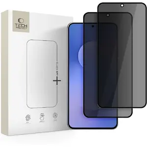 Защитное закалённое приватное стекло Tech-Protect для Galaxy S25 FE — Glass Spy+ 2 шт.