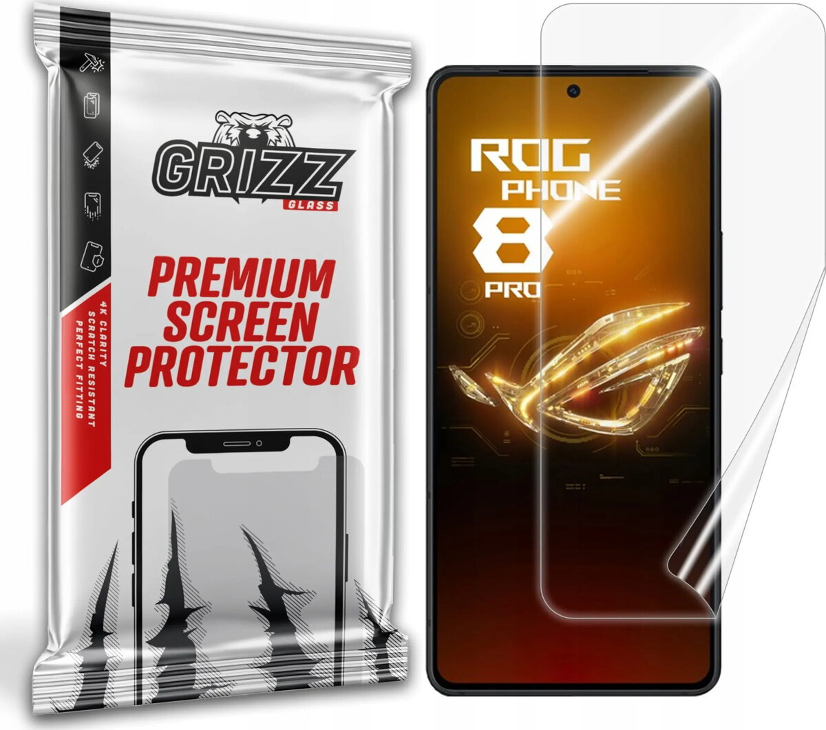 Aizsargplēve GrizzGlass CeramicFilm priekš Asus ROG