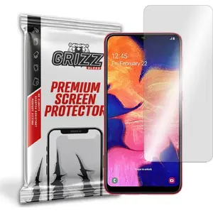 Защитное стекло GrizzGlass для Samsung Galaxy A10 — гибридное закалённое стекло, модель GRZ1011