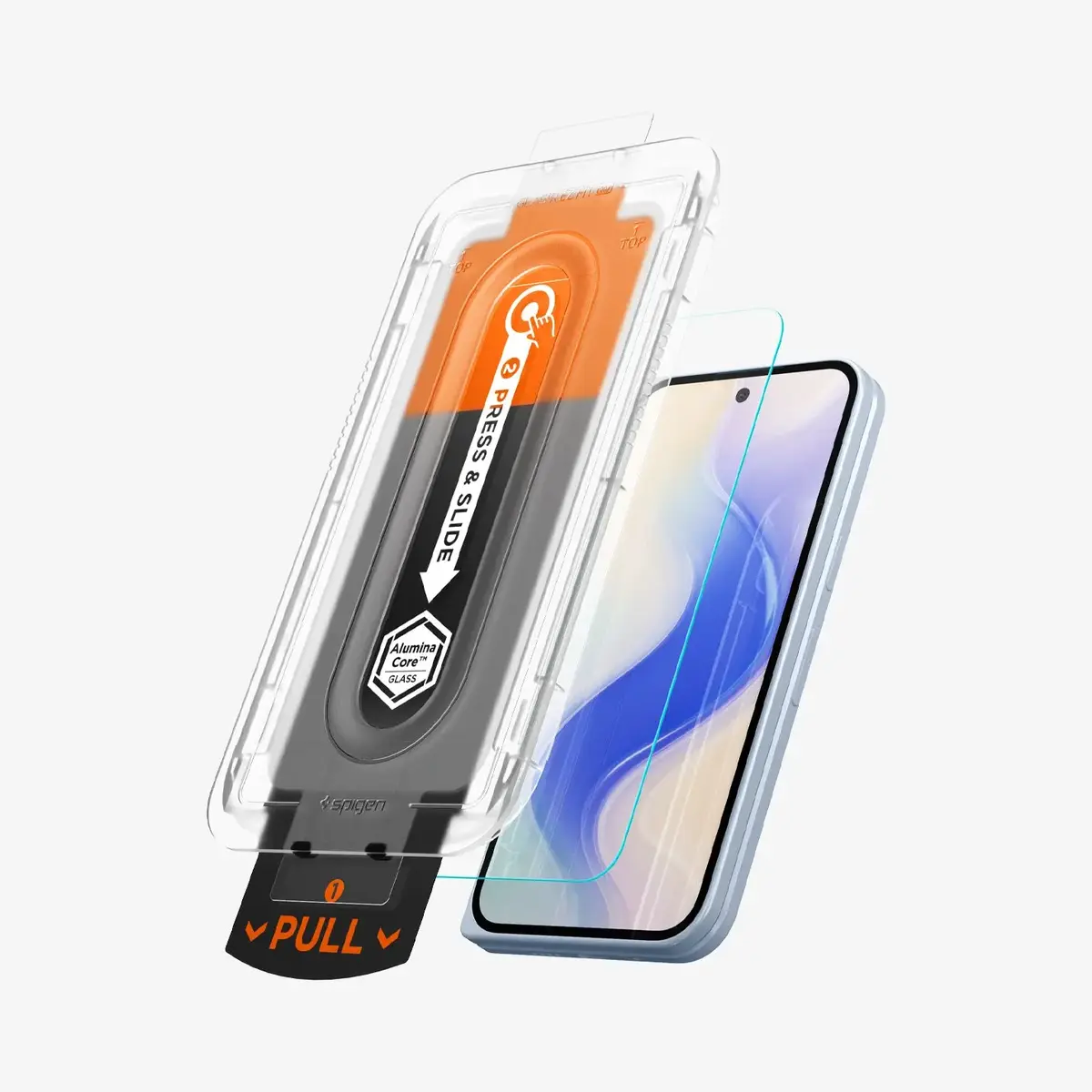 Spigen GLAS.tR EZ Fit Pro — ekrāna aizsargs Pixel 10 Pro Fold Photo 2
