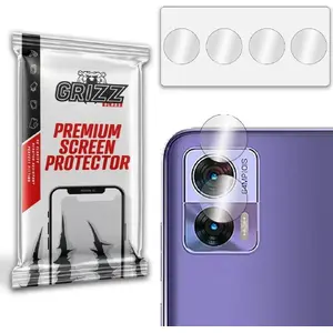 Tempered camera lens protector GrizzGlass for Motorola Edge 30 Neo, scratch-resistant glass, model GRZ3306