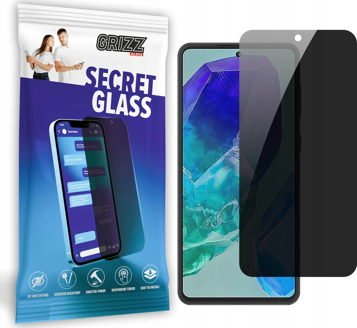 Privātuma rūdīts stikls GrizzGlass SecretGlass priekš
