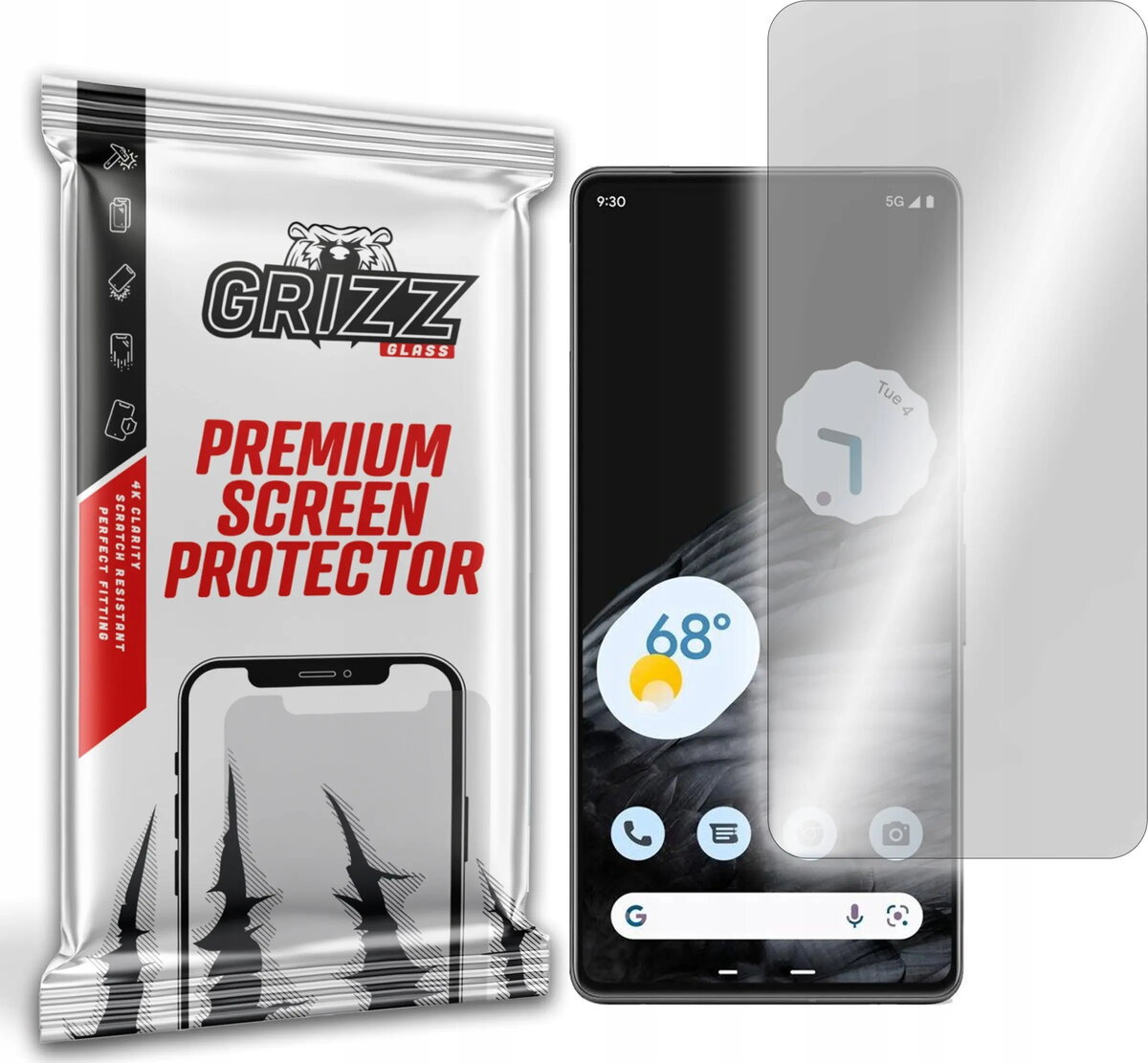 Hidrogelu plēve GrizzGlass priekš Google Pixel