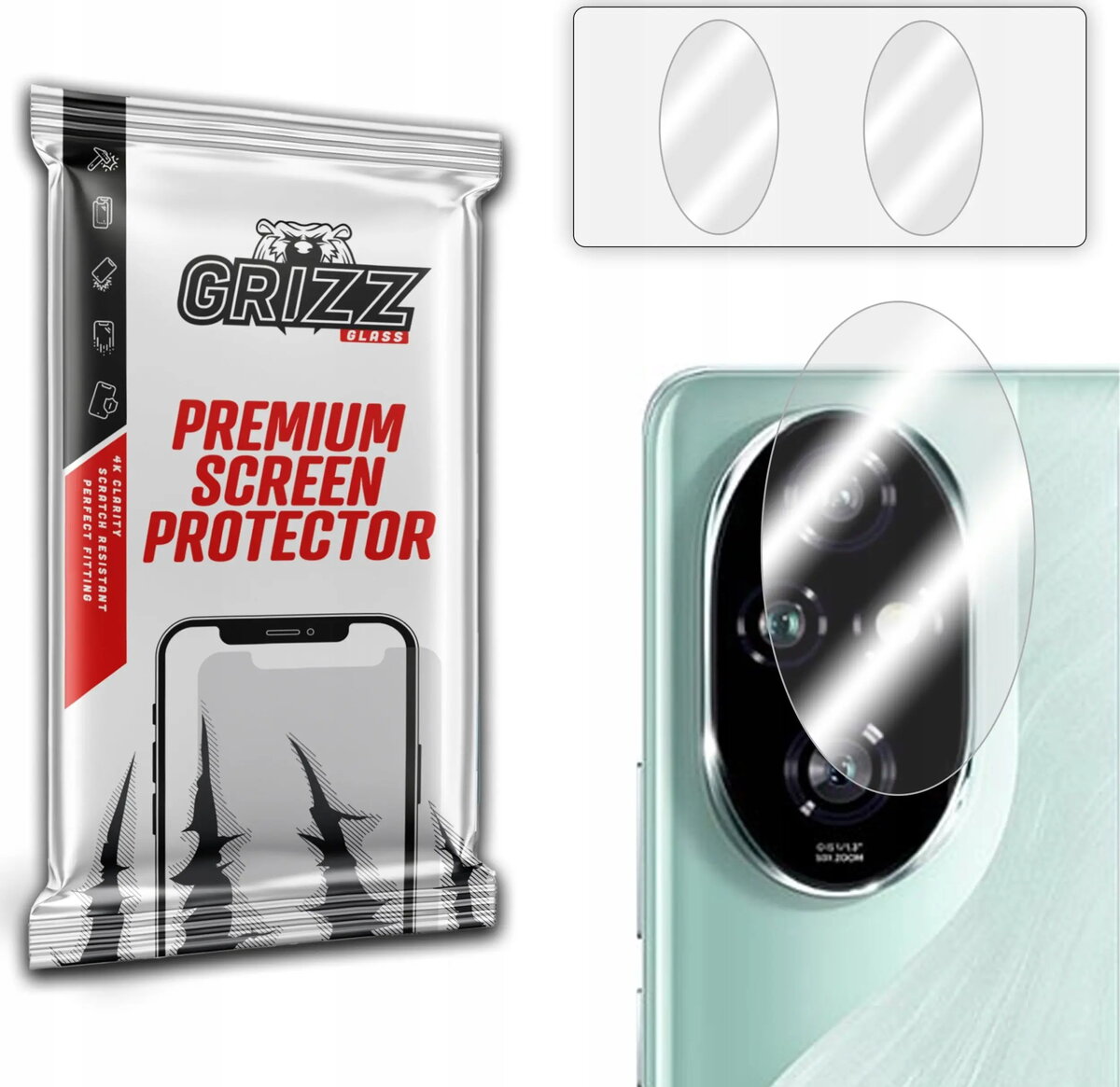 GrizzGlass HybridGlass aizsargstikls kamerai Honor 200