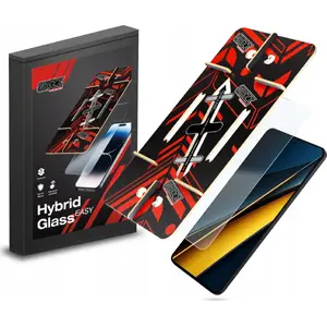 Защитное стекло GrizzGlass HybridGlass Easy для Xiaomi POCO X6 Pro — гибридное покрытие