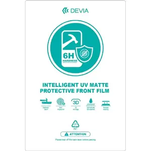 Screen protection film set Devia Zestaw folii UV 0.19 mm matte for cutting machine — 20 pieces, 6H hardness, for smartphone screens