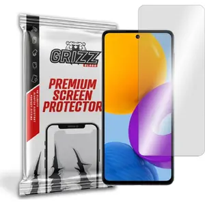 GrizzGlass hybrid screen protector for Samsung Galaxy M52 5G GRZ945 – tempered/hybrid glass protector