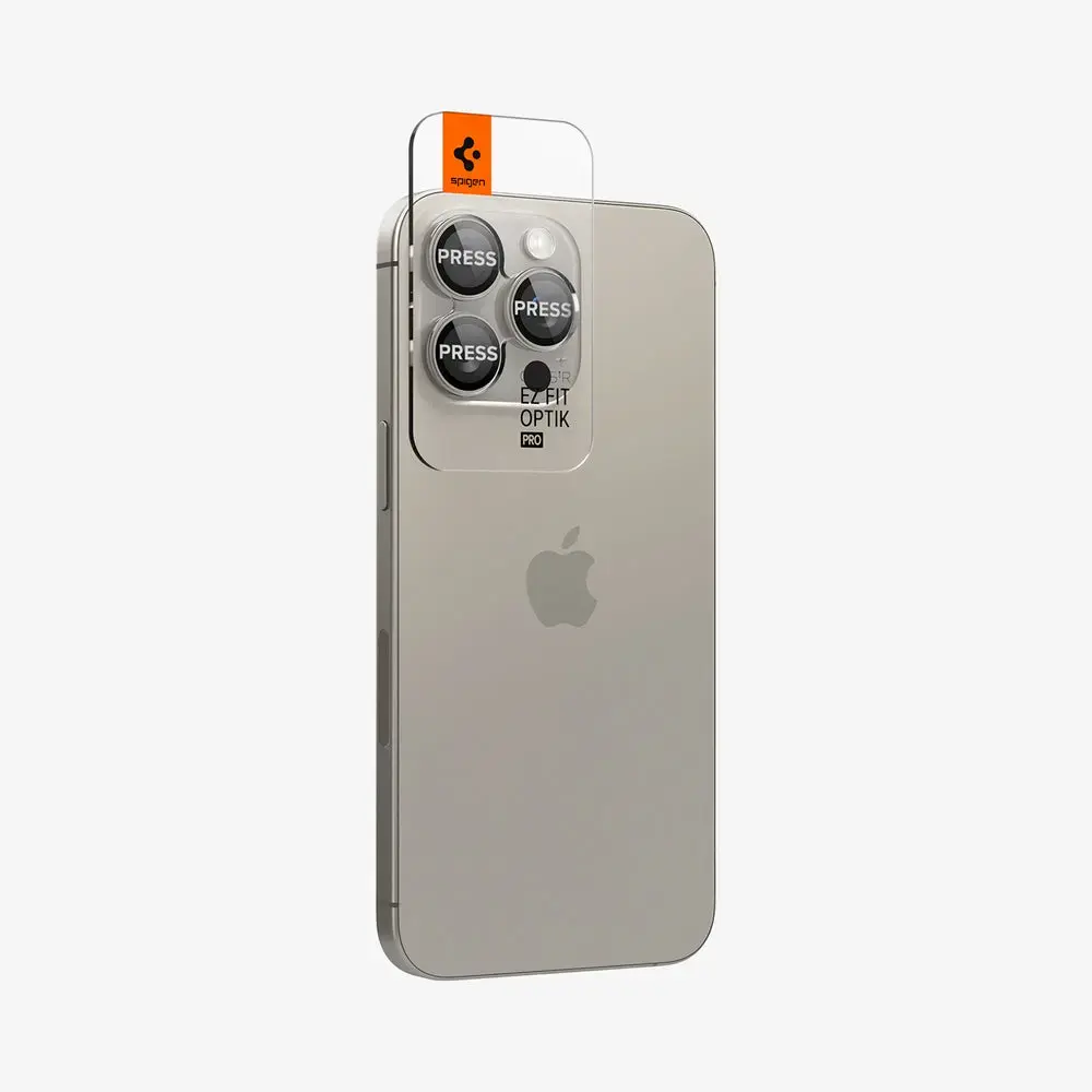 Spigen Optik Pro EZ Fit — защита камеры для iPhone 15 Pro Max Photo 5