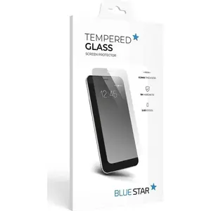 Aizsargstikls Partner Tele.com Blue Star 5D priekš Samsung A51 (pilns līme, piemērots ar vāciņu) - melns