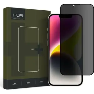 Закалённое приватное защитное стекло Hofi для iPhone 13 Pro Max / 14 Plus — Anti-Spy Glass Pro+ (HOFI350)