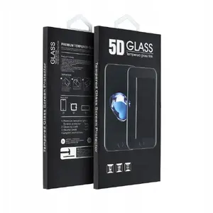 Защитное стекло Tempered Glass 5D Full Glue для Motorola Edge 50 Neo — черное