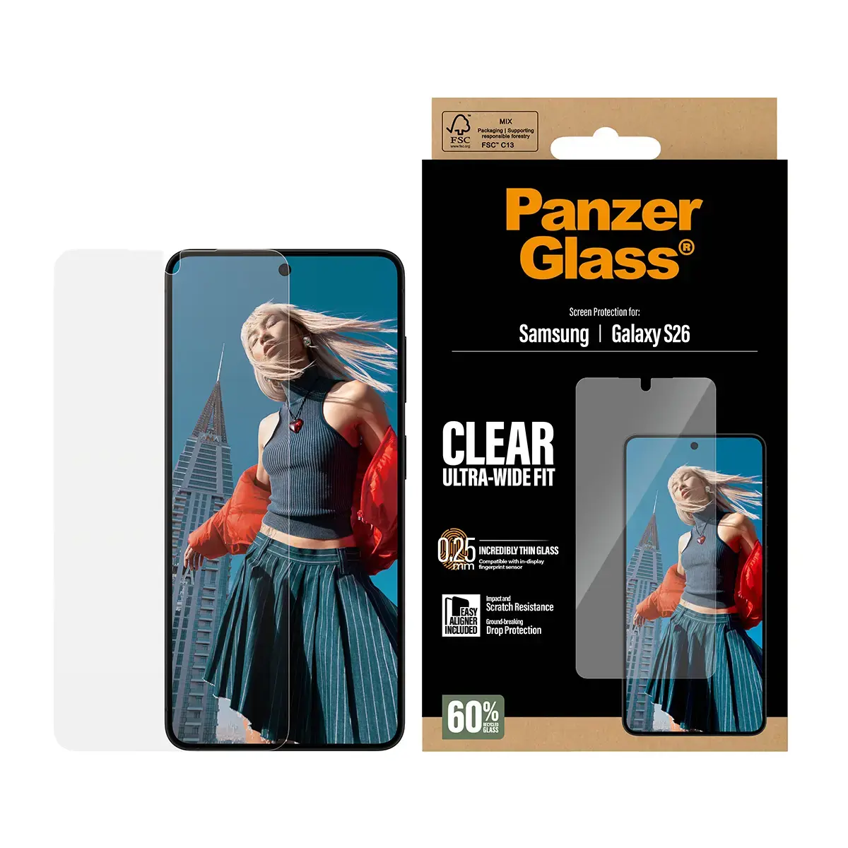 PanzerGlass ekrāna aizsargs Samsung Galaxy S26 Photo 2