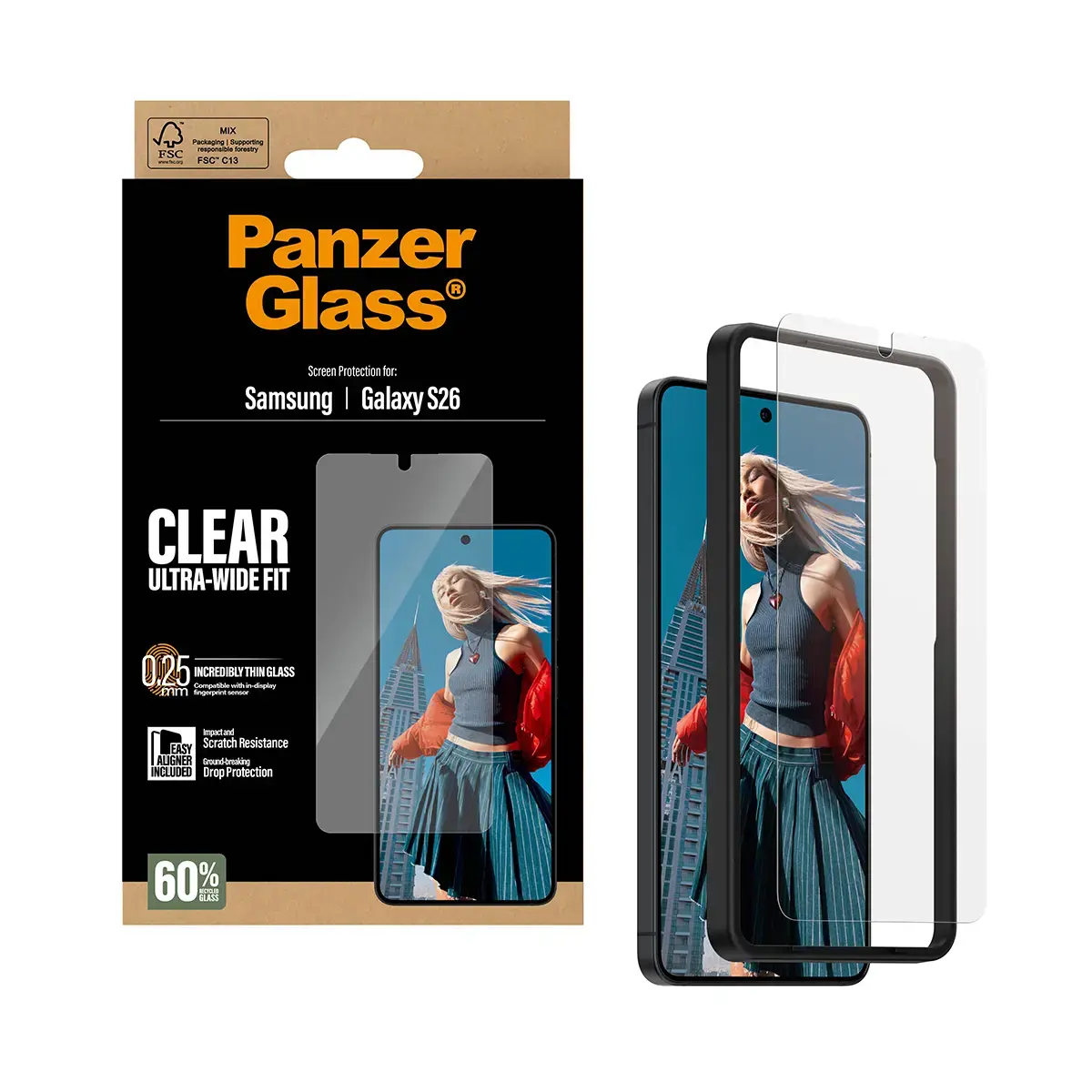 PanzerGlass ekrāna aizsargs Samsung Galaxy S26 Photo 5