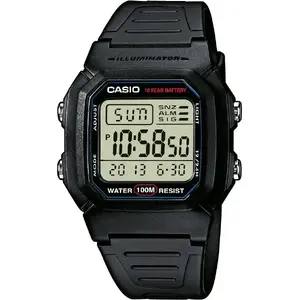 Rokaspulkstenis CASIO vīriešu digitālais W-800H — ūdensizturīgs sporta pulkstenis