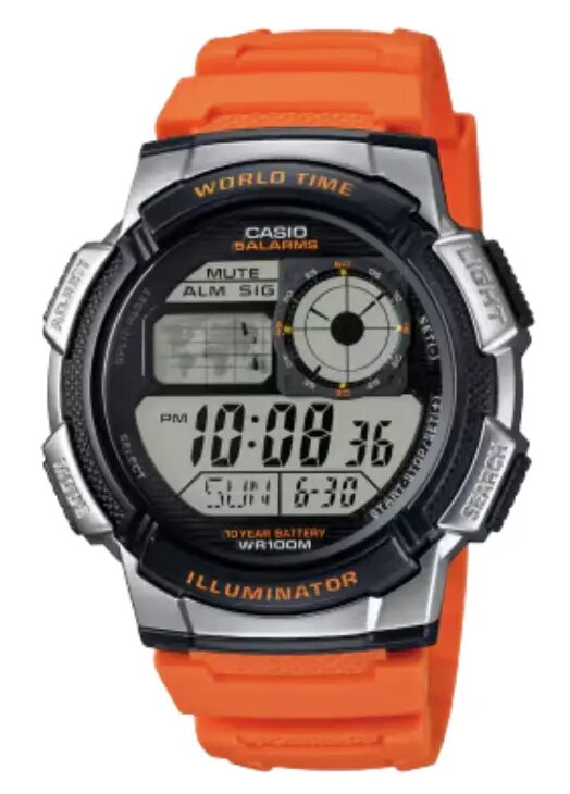 Rokaspulkstenis CASIO AE-1000W-4BV — sveķu korpuss