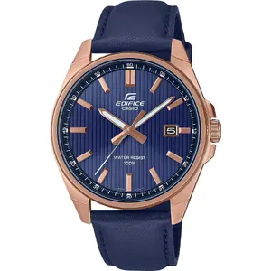 Rokaspulkstenis EDIFICE Casio EFV-150CL-2AVUEF, 100 m ūdensizturība, zils ciparnīca