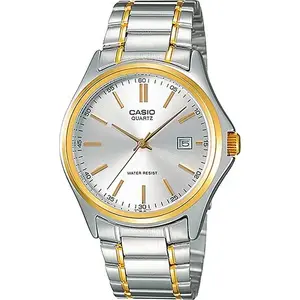 Rokaspulkstenis CASIO MTP-1183G-7A — vīriešu analogais, pelēks ciparnīca, tērauda korpuss