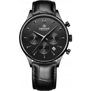 Wristwatch Giewont GW6310-A1 chronograph, sapphire crystal, black dial, men's watch
