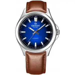 Wrist Watch Giewont GW5160-A4 – men's analog, sapphire crystal, brown-blue dial