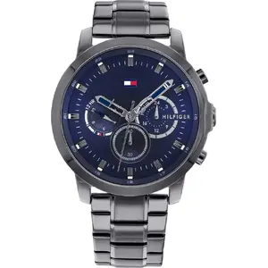 Мужские часы Tommy Hilfiger Jameson 1791796 — аналоговые, стальной корпус, кожаный ремешок