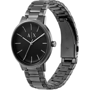 Vīriešu pulkstenis Armani Exchange Cayde AX2761, kvarca mehānisms, tērauda korpuss, ādas siksniņa