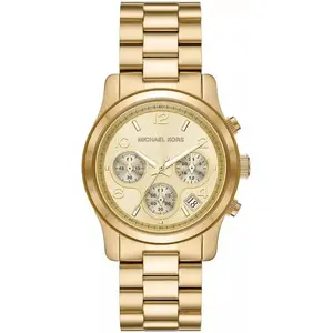Rokas pulkstenis Michael Kors Runway MK7323 — sieviešu, analogs, kvarca, nerūsējošā tērauda korpuss un aproce