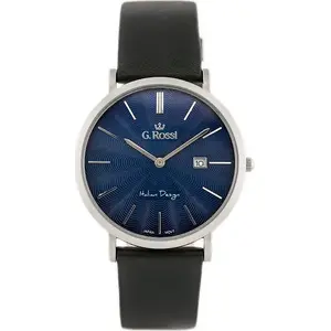 Wall and desk clock Gino Rossi 10853A SLIM — men's analogue clock, model 11405