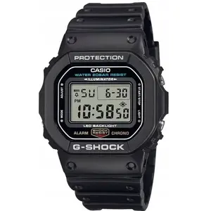 Rokaspulkstenis CASIO G-SHOCK DW-5600UE-1ER — vīriešu digitālais triecienizturīgs pulkstenis, modelis DW-5600UE-1ER