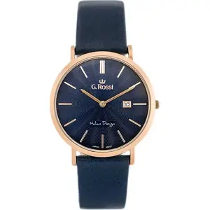 Men's Wrist Watch Gino Rossi 10853A SLIM (model zg184h) with Universal Box