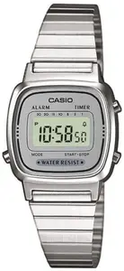 Wall and desk clock CASIO LA670WEA -7EF — quartz digital timepiece with alarm and calendar