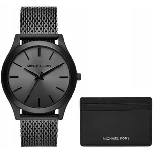 Vīriešu pulkstenis ar karšu maciņu Michael Kors MK1085SET – komplekts pulkstenis un kartes turētājs
