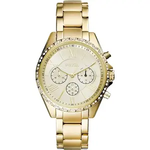 Rokas pulkstenis FOSSIL Modern Courier Chronograph BQ3378, sieviešu analogs hronogrāfs