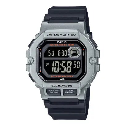 Casio WS-1400H-1BV vīriešu rokas pulkstenis polimēra