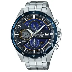 Rokas pulkstenis CASIO EFR-556DB-2AVUEF – vīriešu kvarca, nerūsējošā tērauda korpuss, 48,7×12,6×53,5 mm, akumulators SR920SW