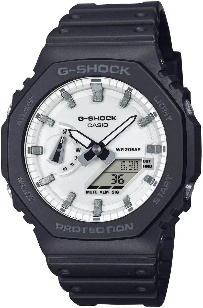 Rokaspulkstenis Casio G-Shock GA-2100WD-1AER — ūdensizturība