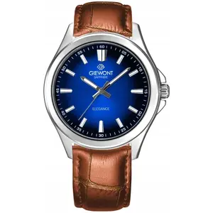 Wrist Watch Giewont Elegance Sapphire GW5160-A7 — men's analogue watch, brown and blue