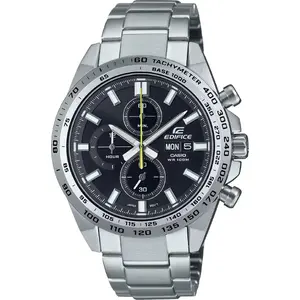 Rokas pulkstenis CASIO SPORTS CHRONOGRAPH vīriešu melni‑sudraba, CASIO S7273474
