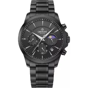 Wrist Watch Giewont GW9460-B1 Chronograph Sapphire Black — men's chronograph with sapphire crystal