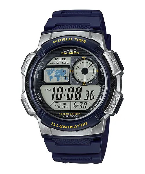 Casio AE-1000W-2AV rokas pulkstenis ar polimēra