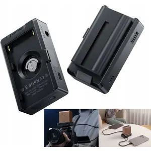 Ulanzi power plate for Sony NP-F750/770/960/970 batteries with USB-C PD and USB-A output, DC input, 1/4" mount