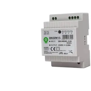 Barošanas bloks DIN sliedei 30W 15V 2A Mojeledy DIN30W15