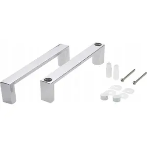 Shower door handle Deante XKCF2HC0D square stainless finish