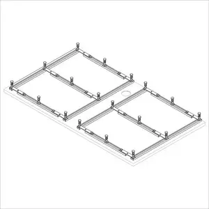 Shower Tray Frame Sanplast STS-084 for Rectangular Shower Tray (MPN 194-E1424)
