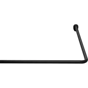 Corner rail Sourcing UNIVERSAL CORNER RAIL WIEN 59511 Black – universal corner profile, wall/ceiling mounting