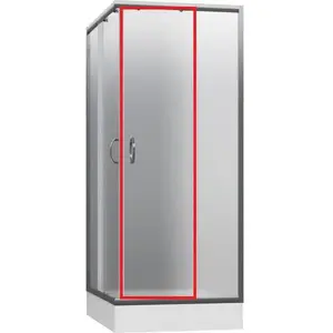 Shower screen glass for movable door CERSANIT Saona 90 (model S900-2530)