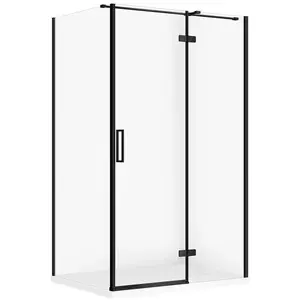 Shower enclosure CERSANIT SET C578 cabin right 120x90x195 cm with TAKO SLIM white matte tray
