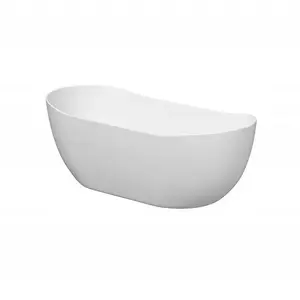 Freestanding Oval Bathtub CERSANIT INVERTO SPA 180x80 cm, acrylic, ergonomic design